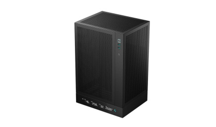 Case|DEEPCOOL|CH170 DIGITAL|MiniTower|Not included|MiniITX|Colour Black|CH170DIGITAL