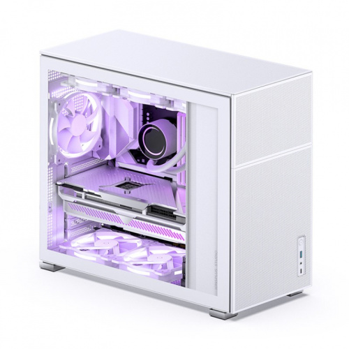 Jonsbo D41 MESH ATX Case, Tempered Glass - Valge