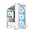 ASUS A23 PLUS ARGB Valge Computer Case Valge