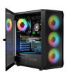 Logic PORTOS ARGB MINIDI USB 3.0 Case Черный
