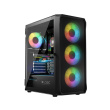 Logic PORTOS ARGB MINIDI USB 3.0 Case Черный