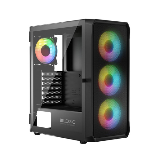 Logic PORTOS ARGB MINIDI USB 3.0 Case Черный