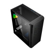 Gembird CCC-FC-400X Gaming ARGB computer case Fornax 400X, Черный