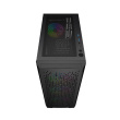 Gembird CCC-FC-400X Gaming ARGB computer case Fornax 400X, Черный