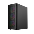 Gembird CCC-FC-400X Gaming ARGB computer case Fornax 400X, Черный