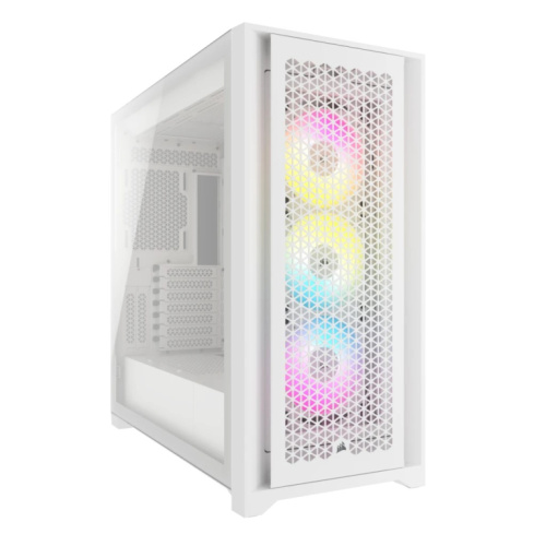 Corsair iCUE 5000D RGB Airflow Midi Tower Valge