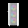Gembird Fornax 4000W ARGB gaming ATX computer case, Midi Tower, backlight, Белый