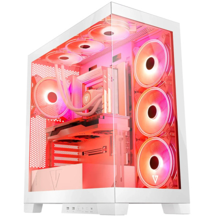 Modecom Volcano SPACE APEX ARGB MIDI Midi Tower White