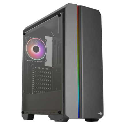 Aerocool Genesis ARGB V2 Midi-Tower - black
