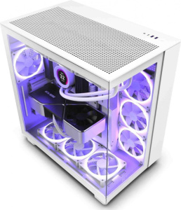 CASE MIDITOWER ATX W/O PSU/WHITE H9 FLOW NZXT