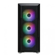Zalman PC case I3 Neo ATX Mid Tower RGB fan x4, black