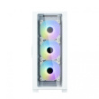 Zalman PC case I3 Neo TG White Mid Tower RGB fan x4, white