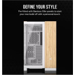 Corsair Dual Chamber PC Case | 6500X | Valge/Bamboo wood | Mid Tower | Power supply included No