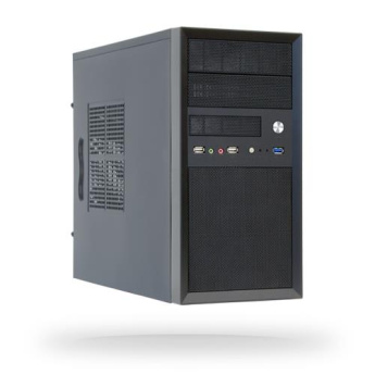 Case|CHIEFTEC|MiniTower|MicroATX|Colour Черный|CT-01B-OP