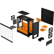 Midi Fractal Design Pop Air RGB Orange Core TG Clear Tint