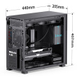 Computer Case JONSBO D41 MESH SCREEN Черный