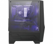 MSI MAG FORGE 100M Mid Tower Gaming Computer Case 'Черный, 2x 120mm ARGB PWM Fan, 1x 120mm Fan, 1-6 ARGB Hub, Mystic Light Sync, Tempered Glass Panel, ATX, mATX, mini-ITX'