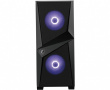 MSI MAG FORGE 100M Mid Tower Gaming Computer Case 'Черный, 2x 120mm ARGB PWM Fan, 1x 120mm Fan, 1-6 ARGB Hub, Mystic Light Sync, Tempered Glass Panel, ATX, mATX, mini-ITX'