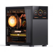 Jonsbo D41 Screen ATX Case, Tempered Glass - Black