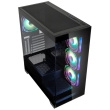 Kolink Unity Peak ARGB Midi-Tower Showcase, Tempered Glass - Black