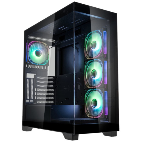 Kolink Unity Peak ARGB Midi-Tower Showcase, Tempered Glass - Black