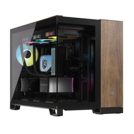 Corsair CC-9011286-WW computer case Midi Tower Must, Walnut