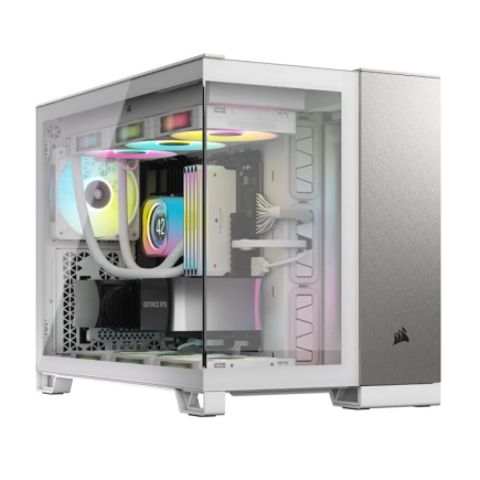 Corsair CC-9011289-WW computer case Midi Tower Grey, Valge
