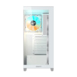 GIGABYTE C500 PANORAMIC STEALTH Midi Tower Valge