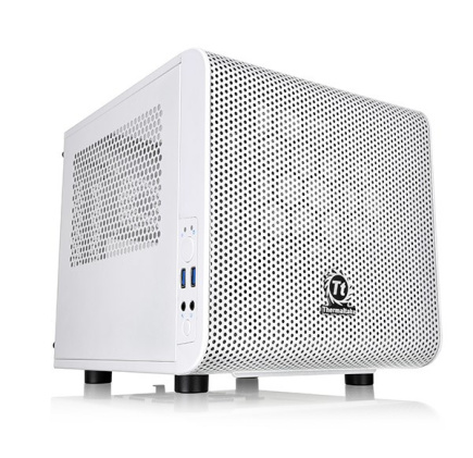 Thermaltake Core V1 Snow Edition Cube Valge