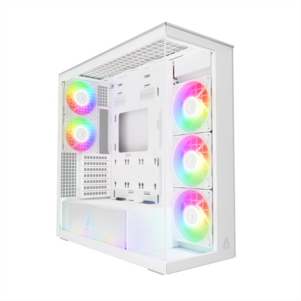 Case|ARCTIC|Xtender (Valge)|MidiTower|Case product features Transparent panel|Not included|Colour Valge|ACPCC00014A