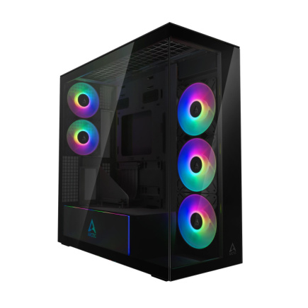 Case|ARCTIC|Xtender VG (Mirror Черный)|Case product features Transparent panel|Not included|Colour Черный|ACPCC00019A
