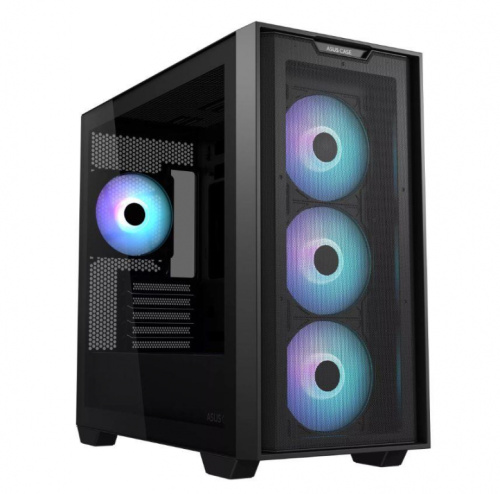 Case|ASUS|A21 PLUS|MidiTower|Case product features Transparent panel|Not included|MicroATX|MiniITX|Colour Must|A21PLUSTGARGBBLACK
