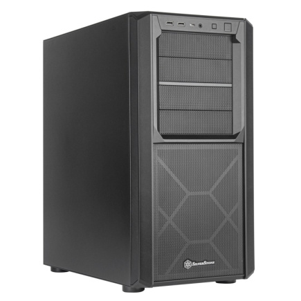 SilverStone SST-SED1-B Seta D1 Midi-Tower - black