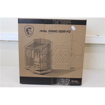 Taastatud. MSI MAG PANO 100R PZ | MSI | MAG PANO 100R PZ | Side window | Must | Mid-Tower | DAMAGED PACKAGING | Power supply included No | ATX