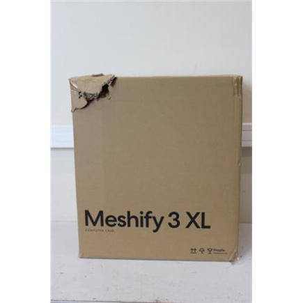 Taastatud. Fractal Design Meshify 3 XL Ambience Pro RGB Must TG | Fractal Design Meshify 3 XL | Ambience Pro RGB Must TG Light Tint | ATX | DAMAGE PACKAGING | Power supply included No