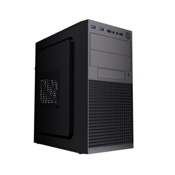 Gembird Mini-tower computer case Fornax K300, Micro-ATX, 2x USB 3.0 + 2x USB 2.0, Must