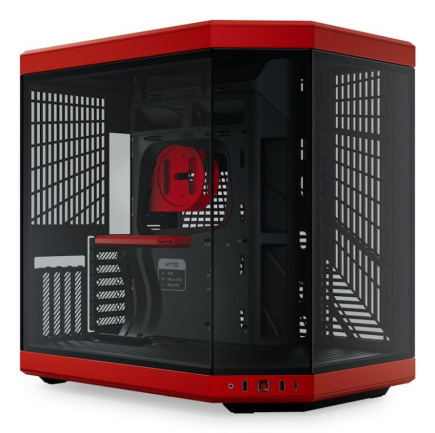 HYTE Y70 Midi Tower Must, Red