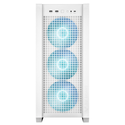 Case|ASUS|TUF Gaming GT302 ARGB|MidiTower|Case product features Transparent panel|Not included|ATX|EATX|MicroATX|MiniITX|Colour Valge|TUFGAMINGGT302ARGB