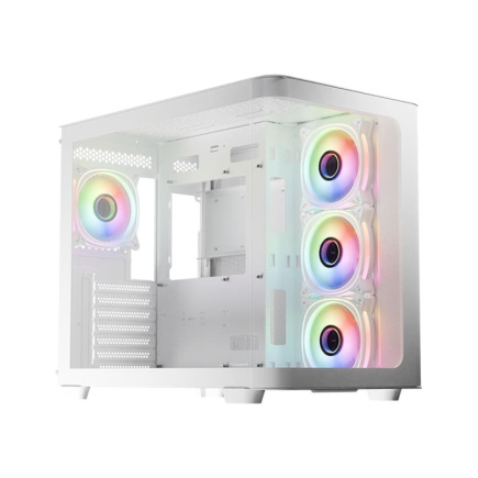 LC-Power LC-8001W-ON computer case Midi Tower Valge