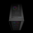Gembird Fornax 4000 ARGB gaming ATX computer case, Midi Tower, backlight, Black