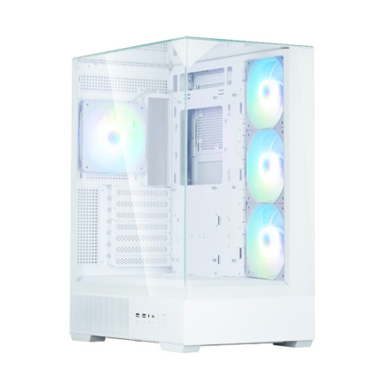Zalman ZALMAN P40 PRISM PLUS Mid-Tower Valge