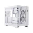 Chieftec PC case VISIO GM-30W-T G-OP 6xfans ARGB Valge