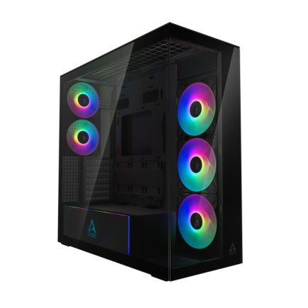Case|ARCTIC|Xtender (Mirror Must)|MidiTower|Case product features Transparent panel|Not included|Colour Valge|ACPCC00018A