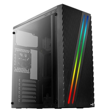 AeroCool Streak RGB Black USB 3.0 Mid Tower