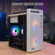 AeroCool PC case CS-109 RGB USB 3.0 Mini Tower White