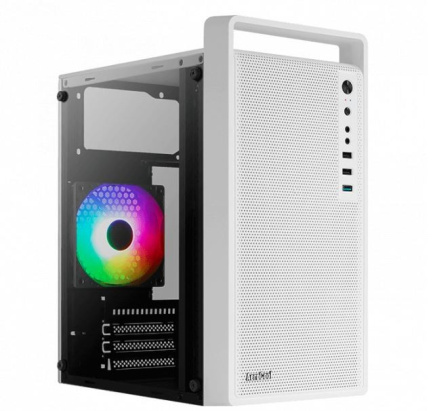 AeroCool PC case CS-109 RGB USB 3.0 Mini Tower Valge