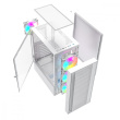 Gembird Computer Case Midi Tower Fornax 4000 ARGB Valge