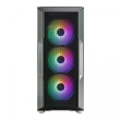 Zalman PC case I3 Neo TG Mid Tower RGB fan x4, Черный
