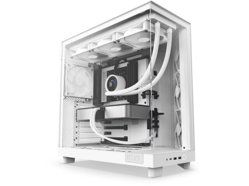 NZXT PC Case H6 Flow with window White