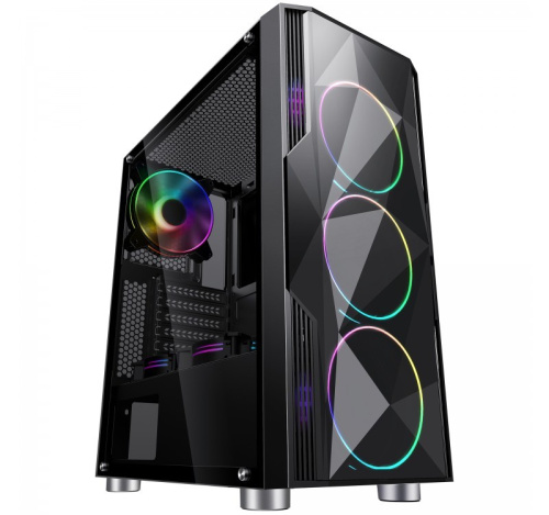 MS PC GAMING CASE MS FIGHT ER V315 Black